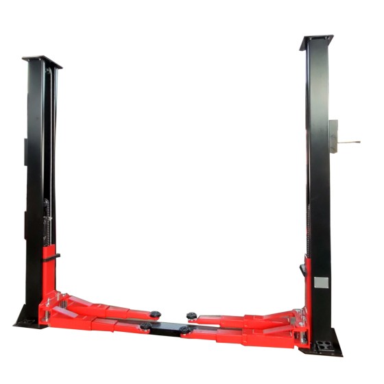 Hydraulic Two-Post Lift with Single-Side Unlock, Efficient for Auto Repair